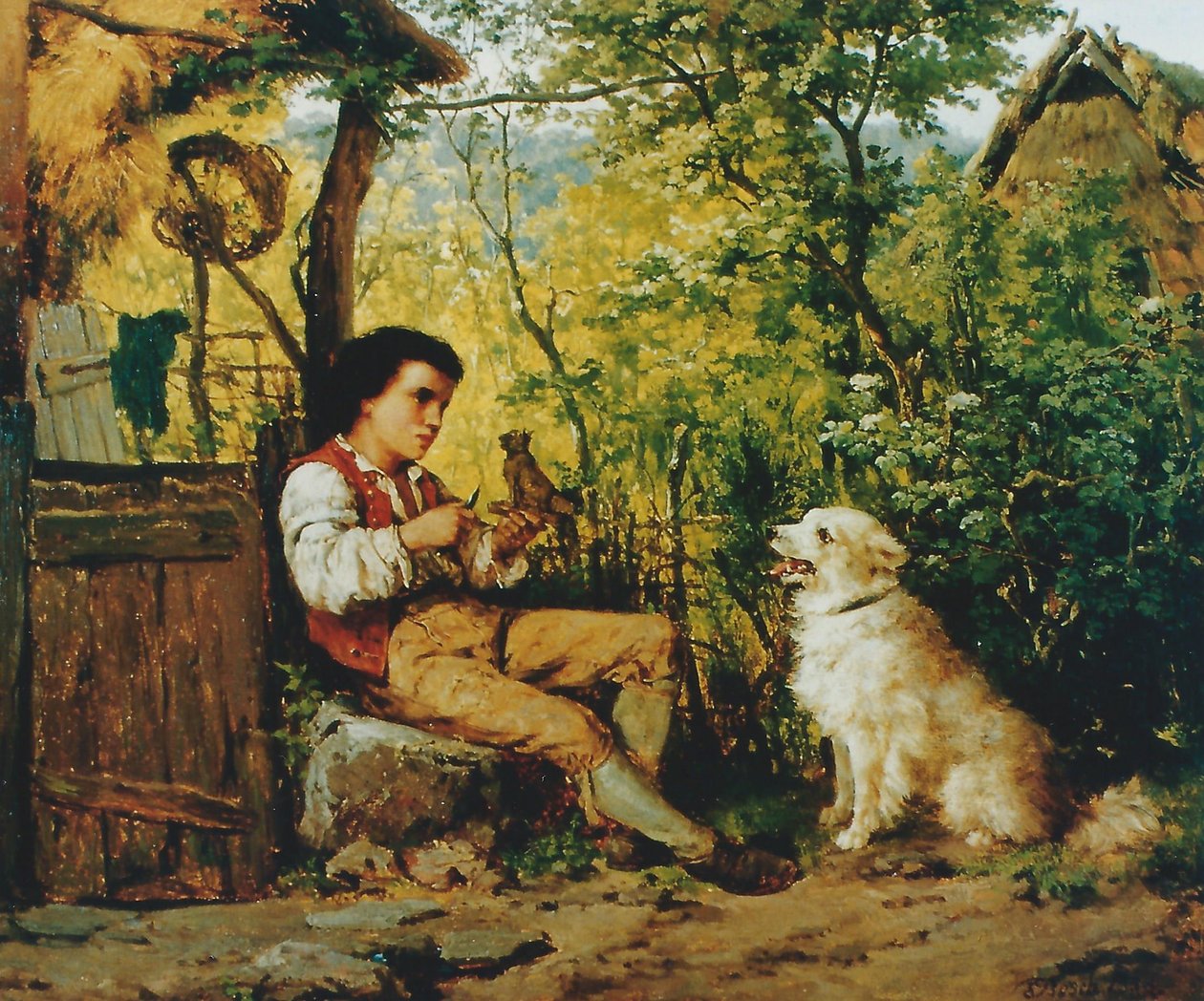 1858-A budding Michelangelo, Galeria Paffrath de Ernst Bosch