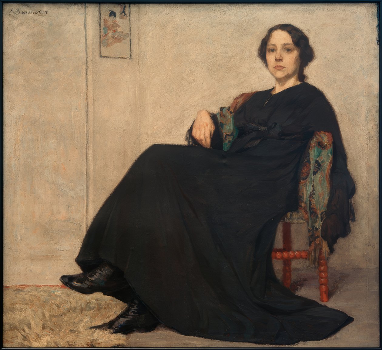 Mulher sentada de Ernst Burmester