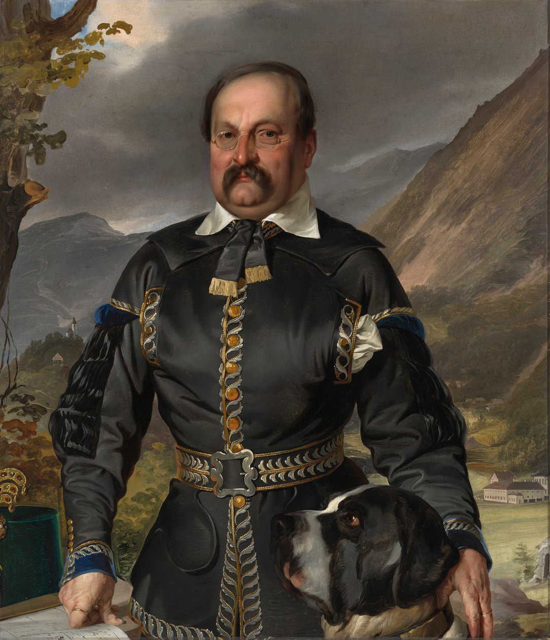 Alemão: Franz Anton Ritter von Jakomini em uniforme de mineiro de Ernst Christian Moser