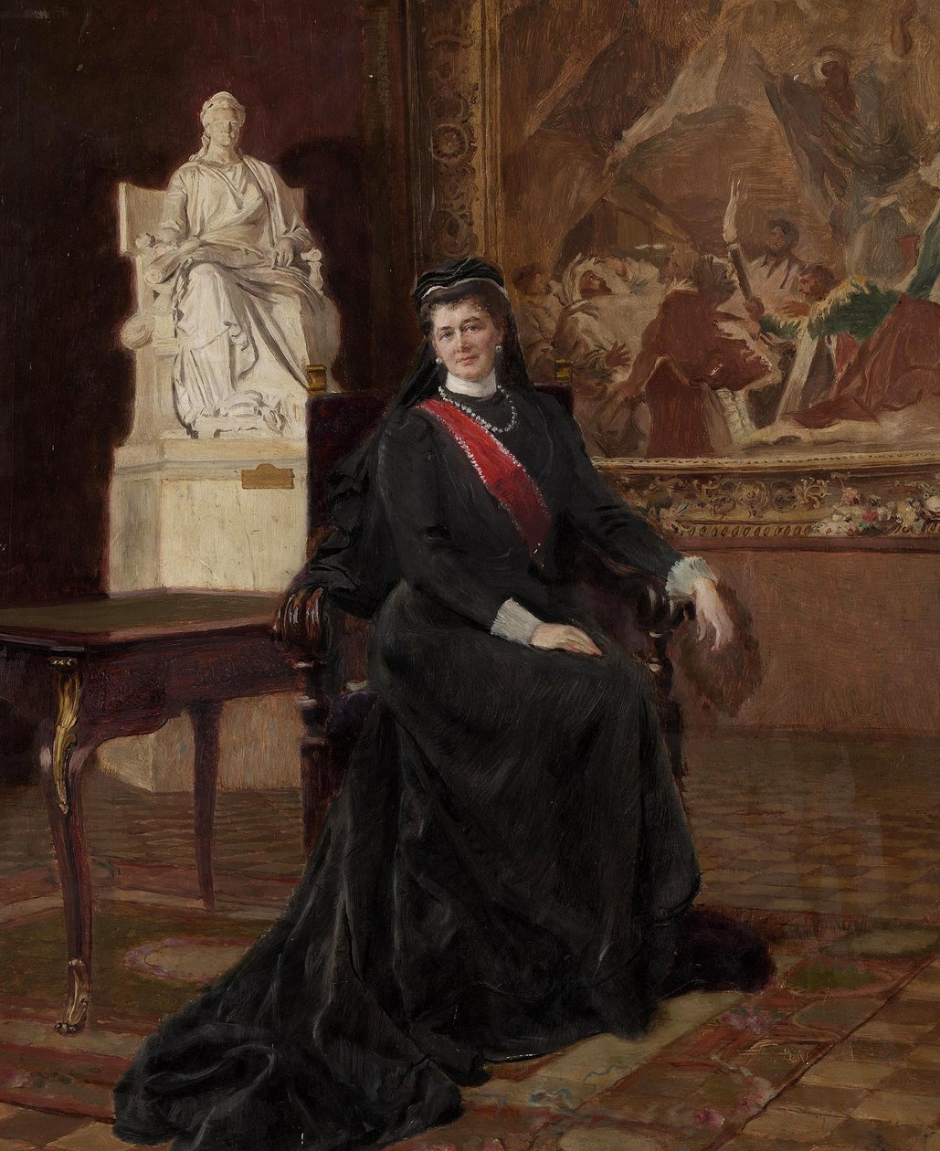 Viúva da Grã-Duquesa Maria Pavlovna da Rússia de Ernst Friedrich von Liphart