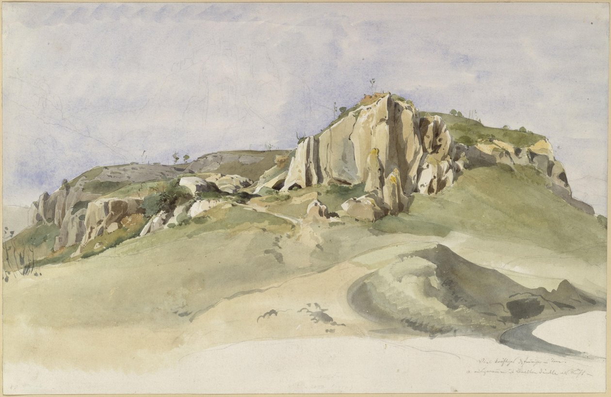 Colinas rochosas na Campagna de Ernst Fries