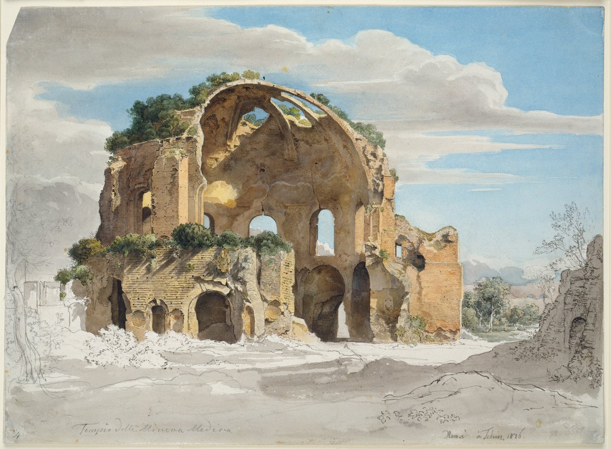 Templo de Minerva Medica em Roma de Ernst Fries