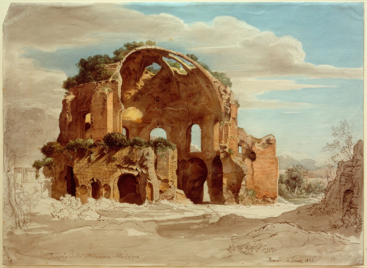 Templo dos Minerva Médici de Ernst Fries