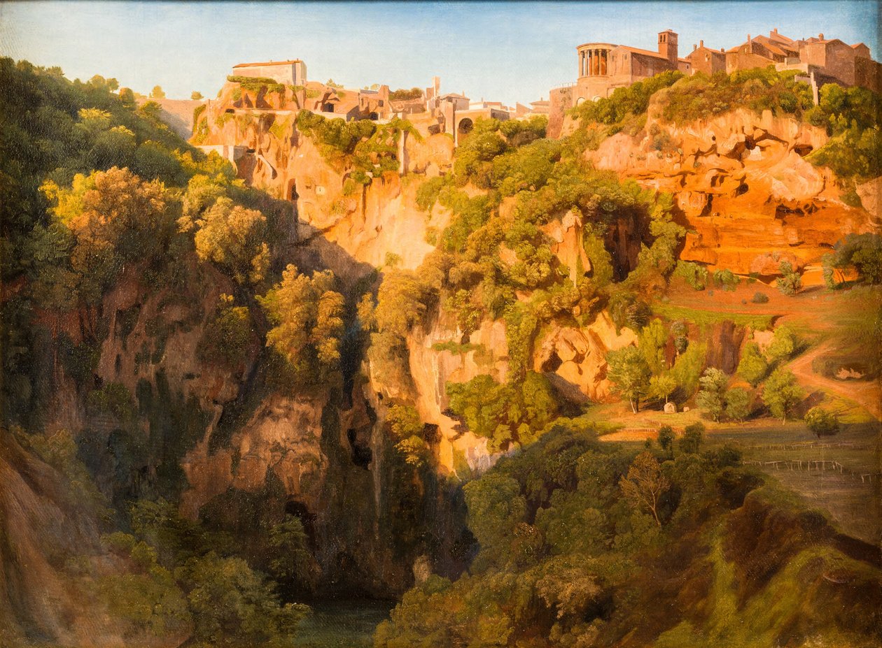 As Cascatas de Tivoli com a Ponte Lupo, o Templo de Vesta e o Templo da Sibila
As Cascatas de Tivoli com a Ponte Lupo, o Templo de Vesta e o Templo da Sibila de Ernst Fries