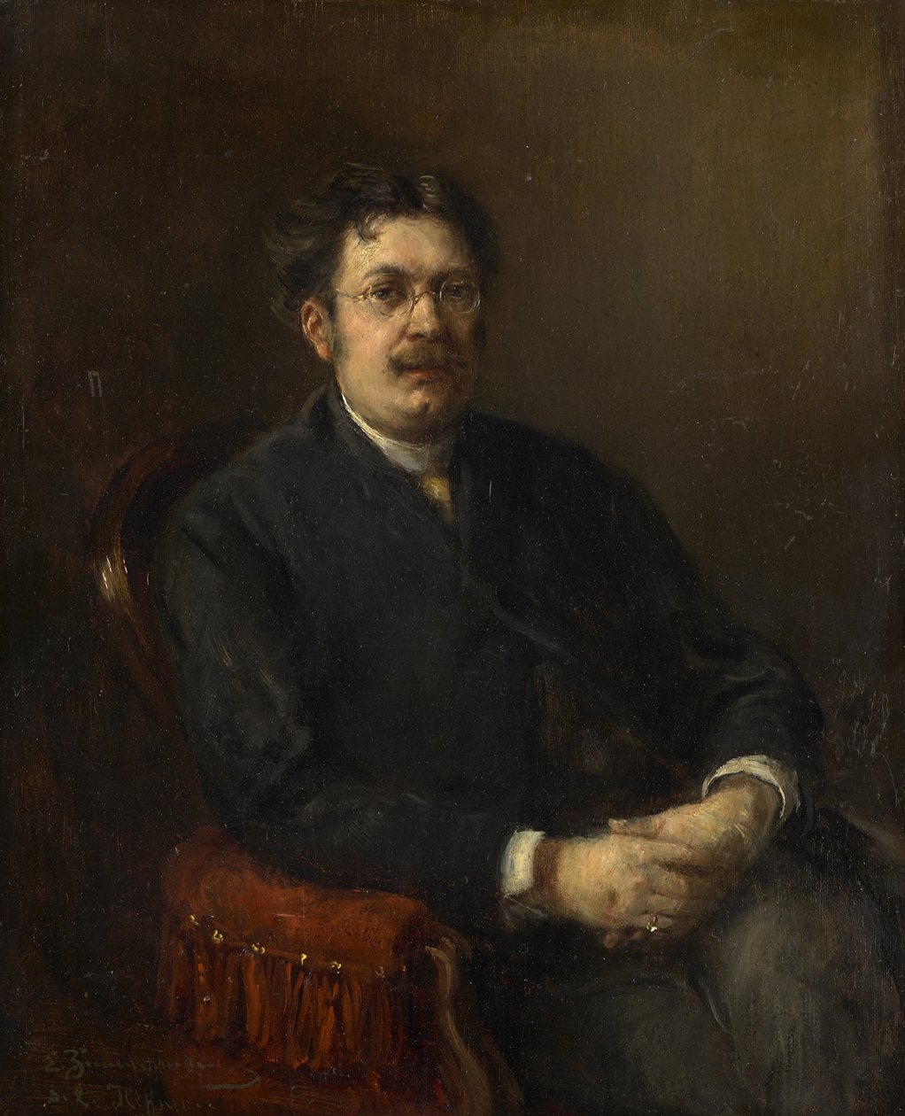 O pintor Karl Heffner de Ernst Karl Georg Zimmermann