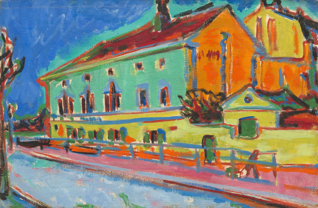 Dance Hall Bellevue [anverso], 19091910. de Ernst Ludwig Kirchner