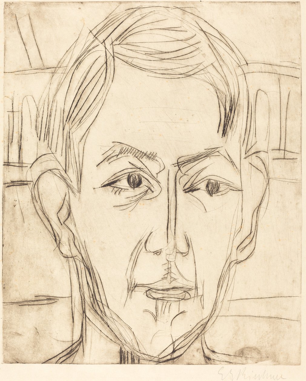 Dr. Hans Butow, 1925. de Ernst Ludwig Kirchner