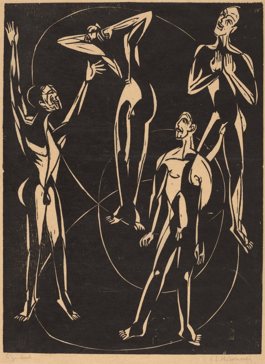 Sentimentos, 1937. de Ernst Ludwig Kirchner