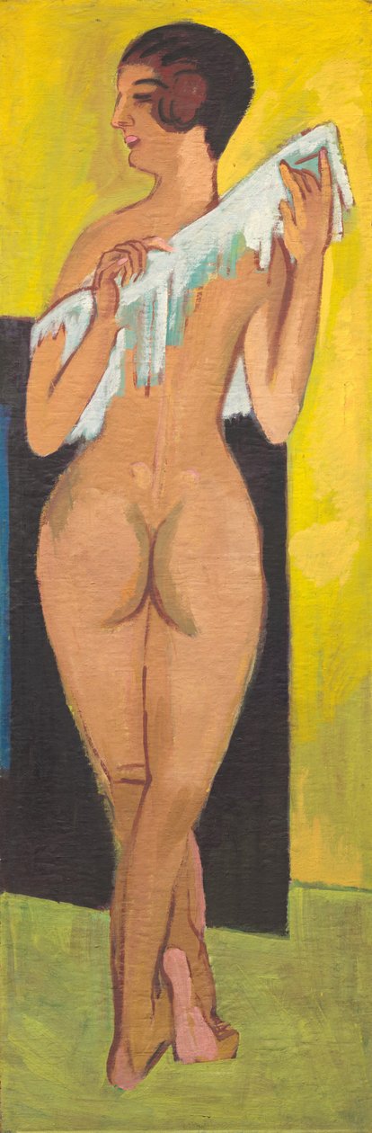 Figura Nu [reverso], 1907. de Ernst Ludwig Kirchner