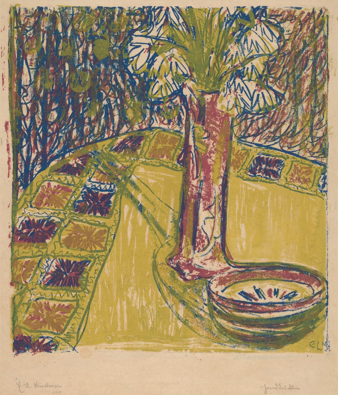 Natureza morta, 1907. de Ernst Ludwig Kirchner