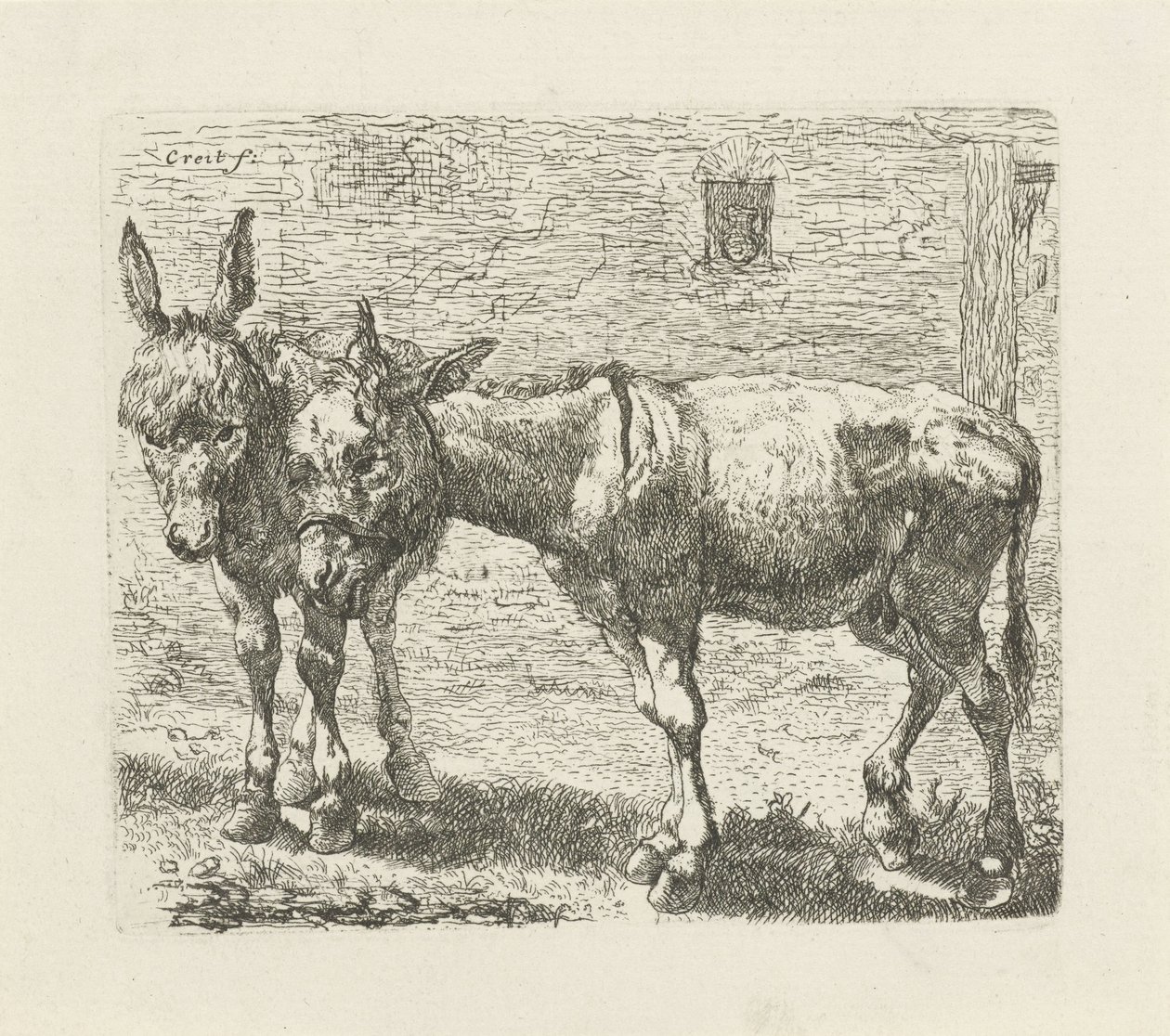 Dois burros de Ernst Ludwig Creite