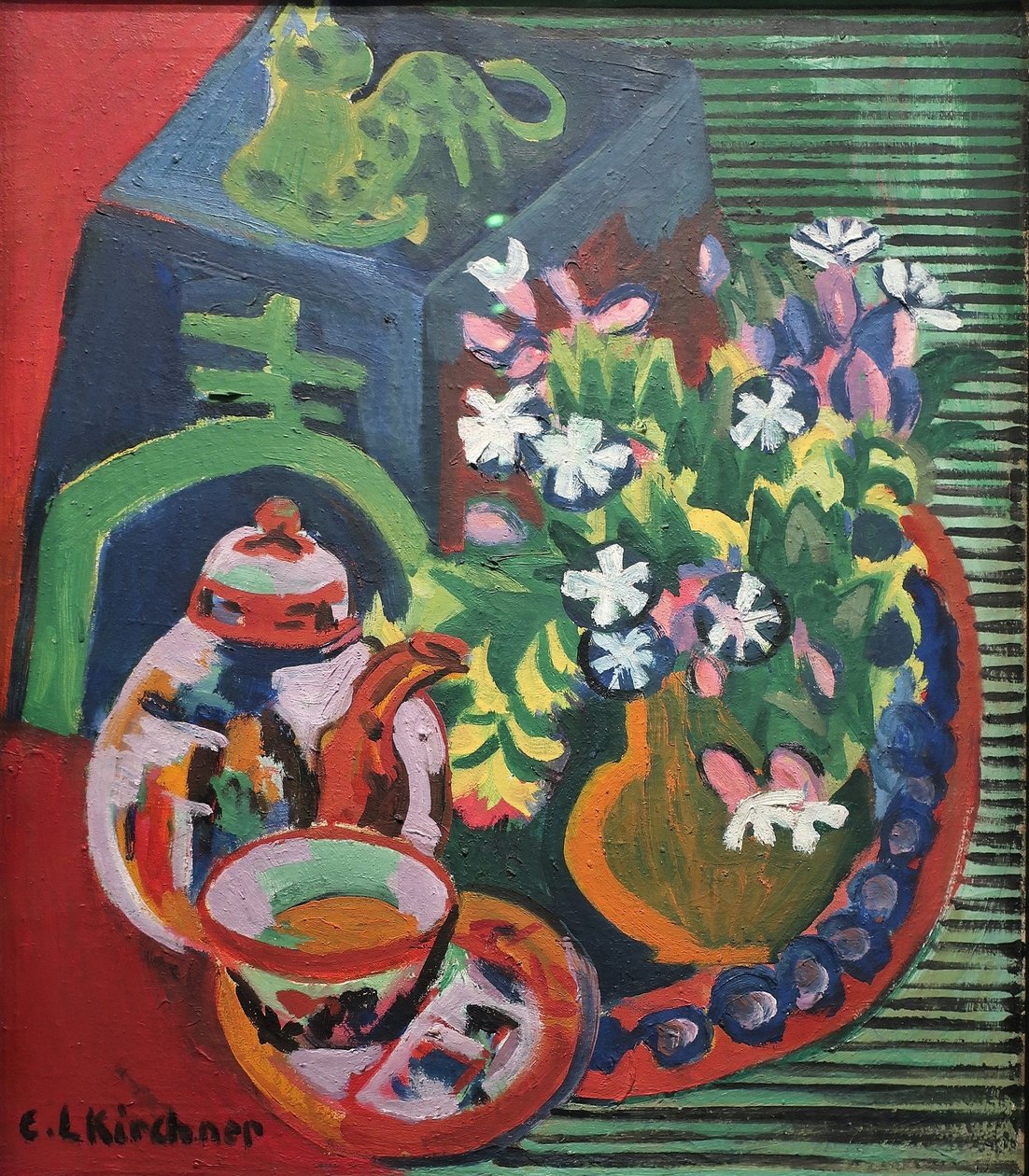 1920 Kirchner natureza morta de Ernst Ludwig Kirchner