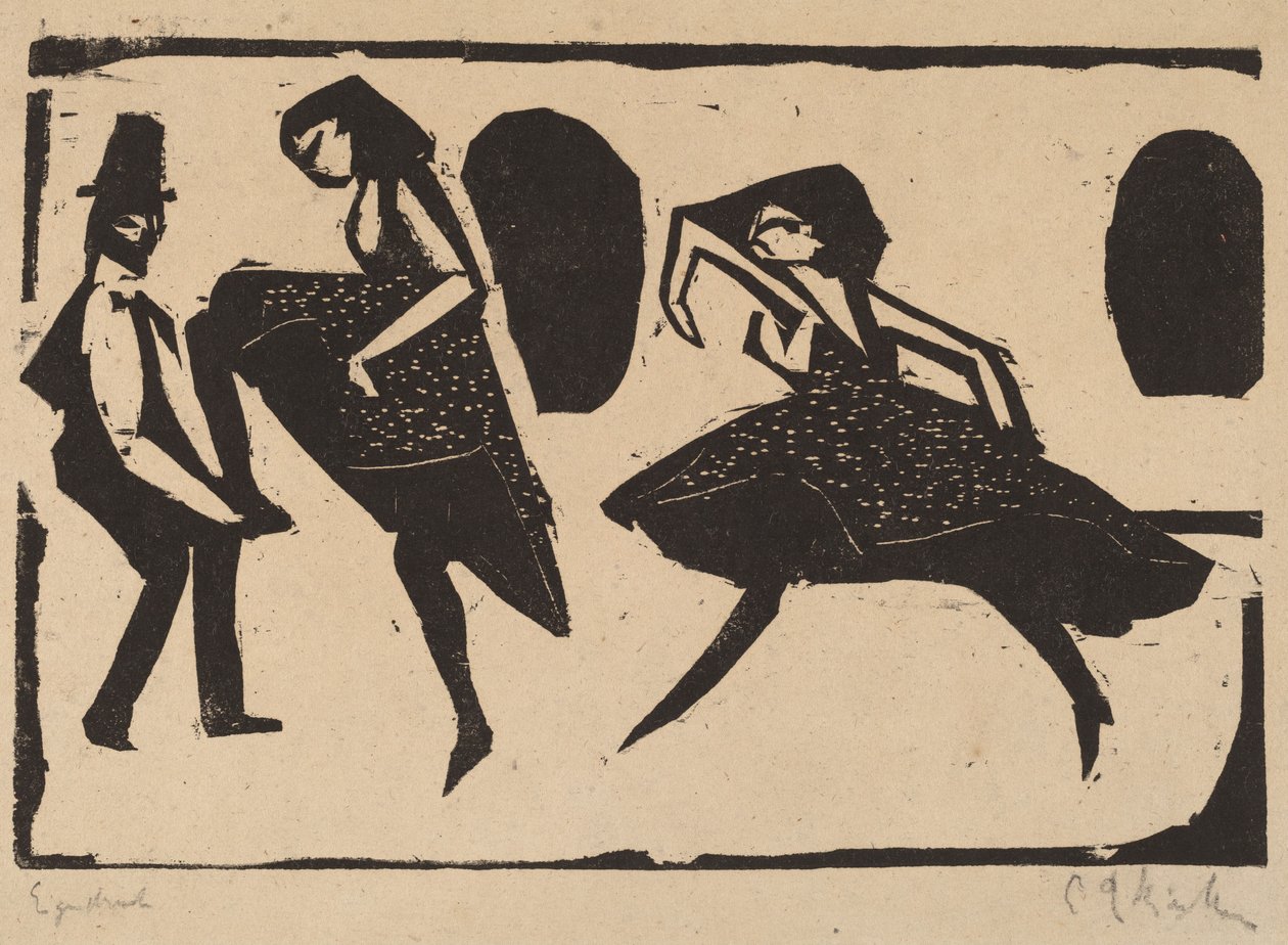 Dança Acrobática de Ernst Ludwig Kirchner