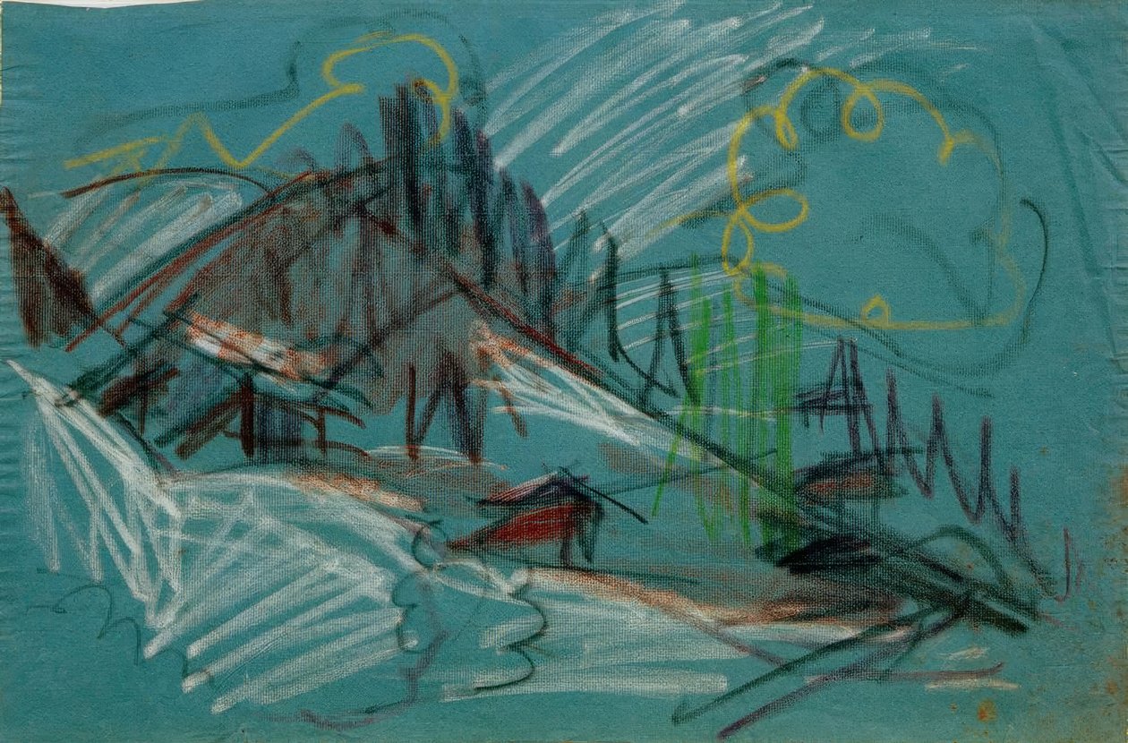 Alp ao luar de Ernst Ludwig Kirchner
