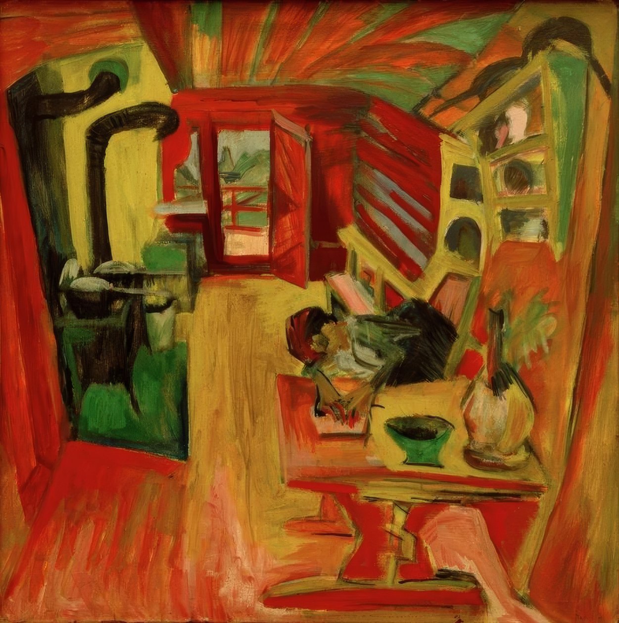Alpküche de Ernst Ludwig Kirchner