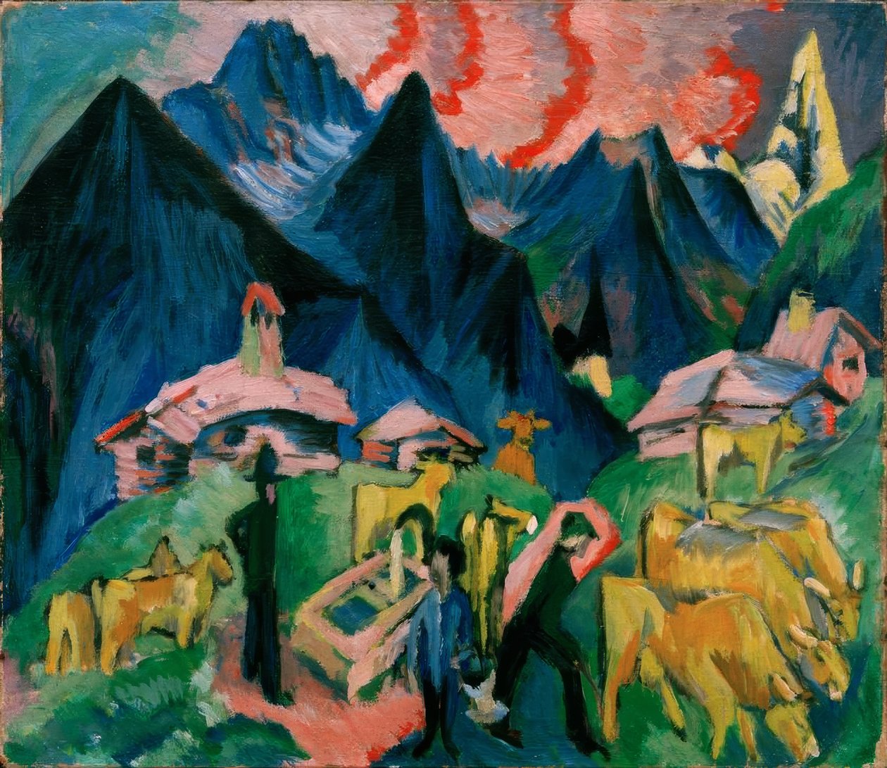 vida alpino de Ernst Ludwig Kirchner