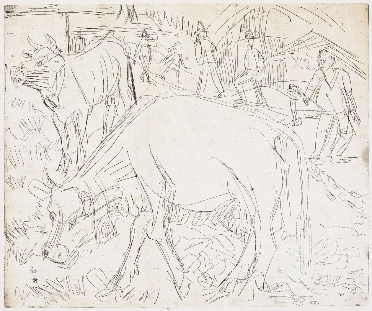Cena alpina de Ernst Ludwig Kirchner