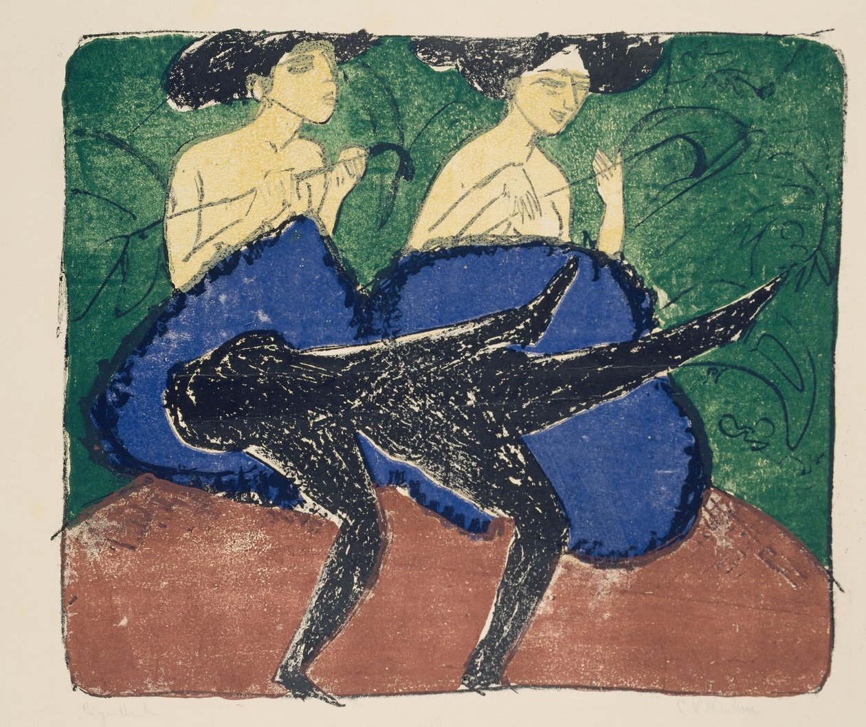 Raparigas americanas de Ernst Ludwig Kirchner