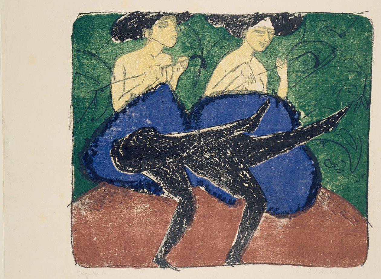 Raparigas americanas de Ernst Ludwig Kirchner