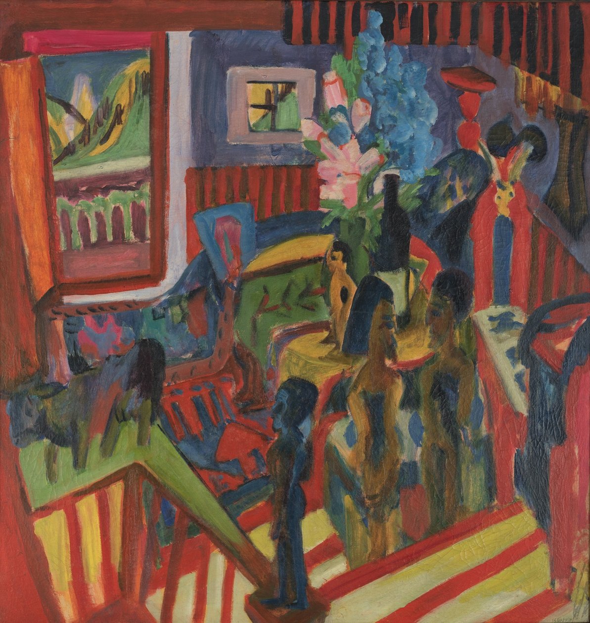 Canto da oficina de Ernst Ludwig Kirchner