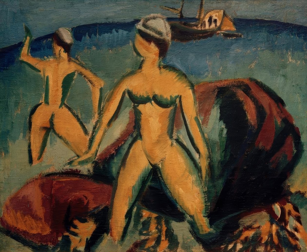 Banhos (Fehmarn) de Ernst Ludwig Kirchner