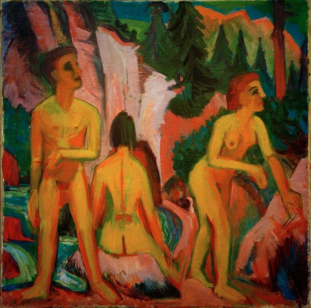 banhistas de Ernst Ludwig Kirchner