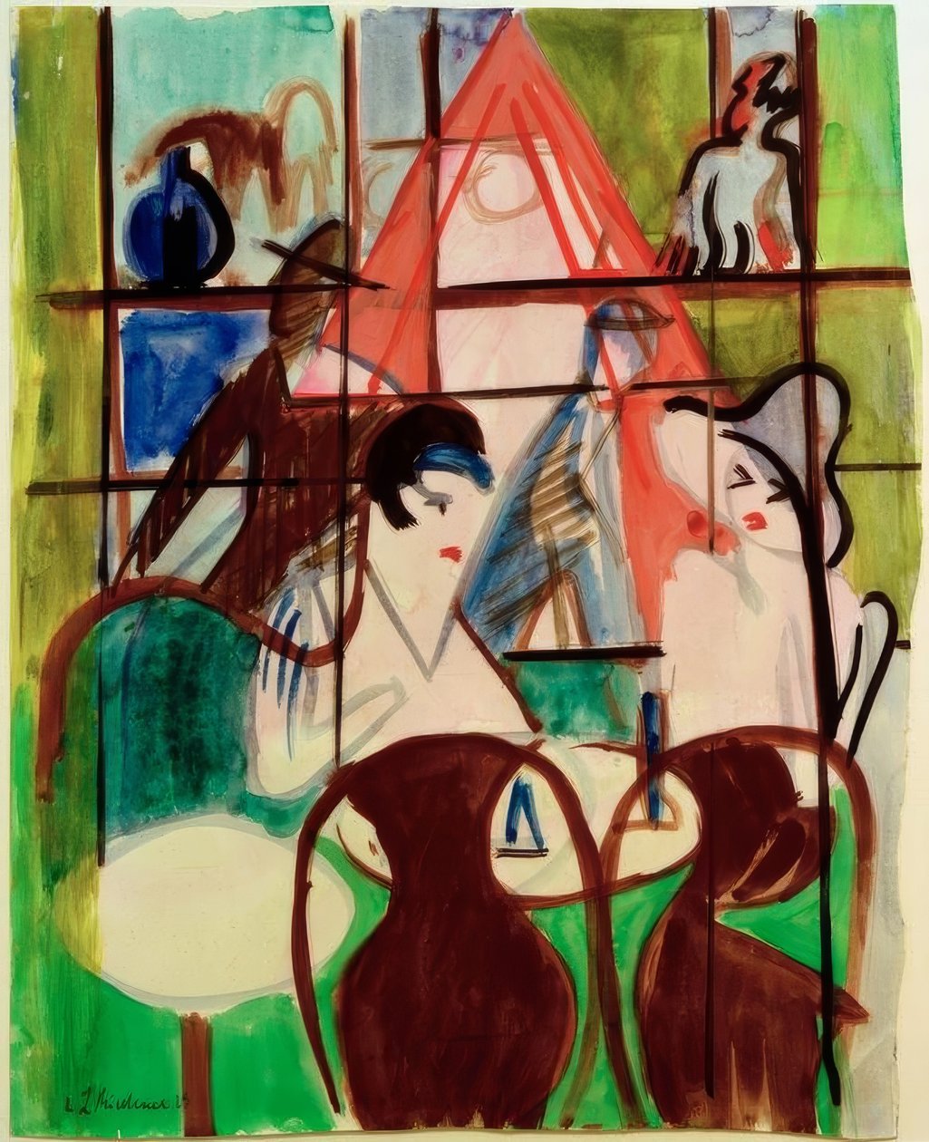 estação Café de Ernst Ludwig Kirchner