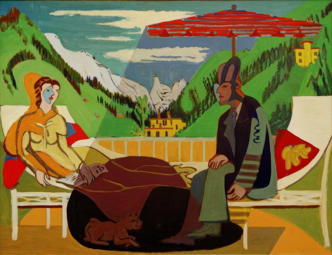 Balkonszene de Ernst Ludwig Kirchner