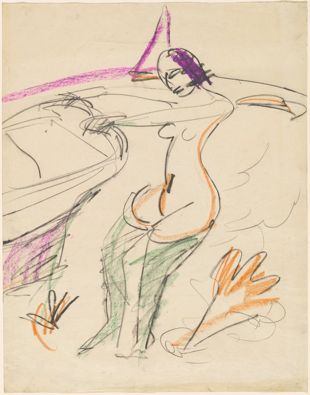 Banhista de Ernst Ludwig Kirchner