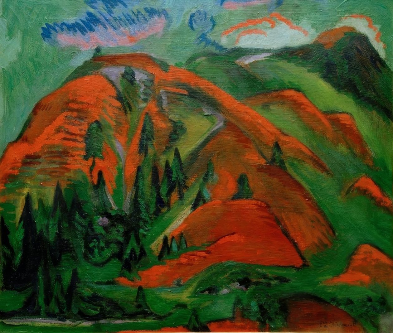 treeline de Ernst Ludwig Kirchner