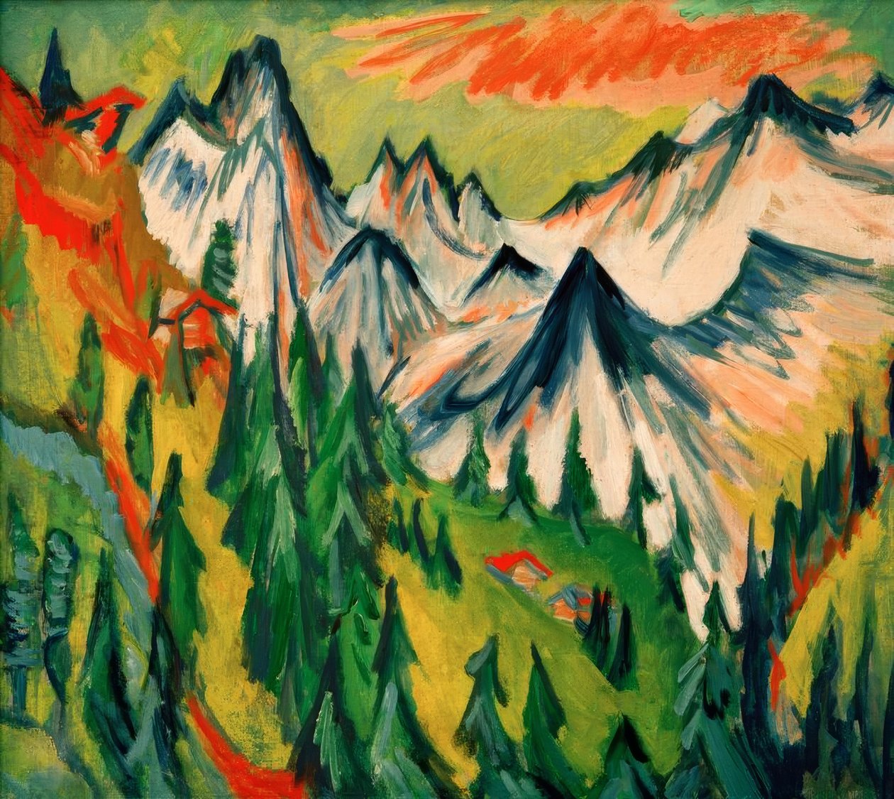 montanha de Ernst Ludwig Kirchner