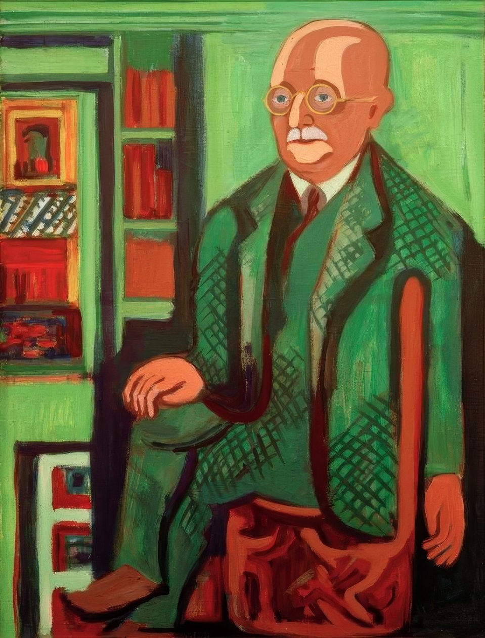 Retrato do Dr. Hagemann de Ernst Ludwig Kirchner