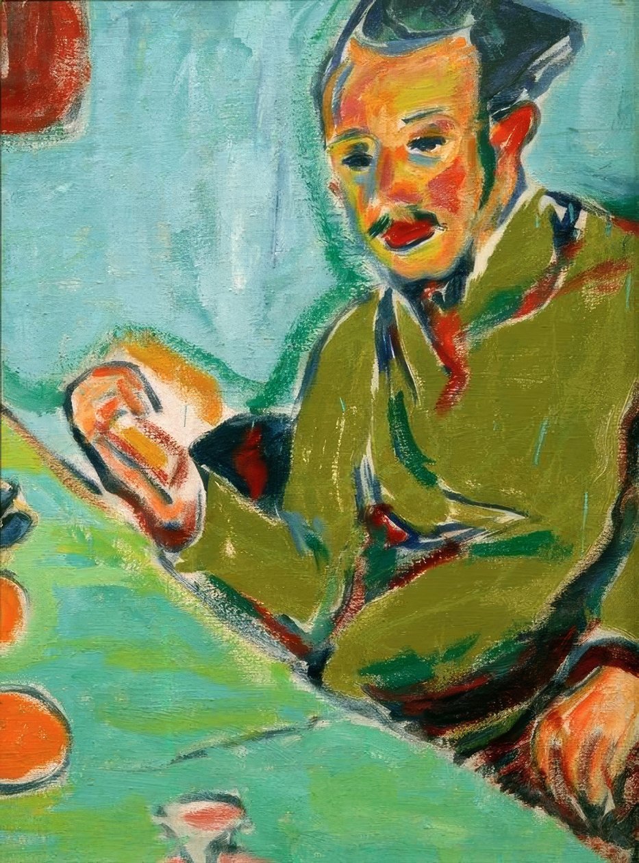 Retrato Erich Heckel de Ernst Ludwig Kirchner