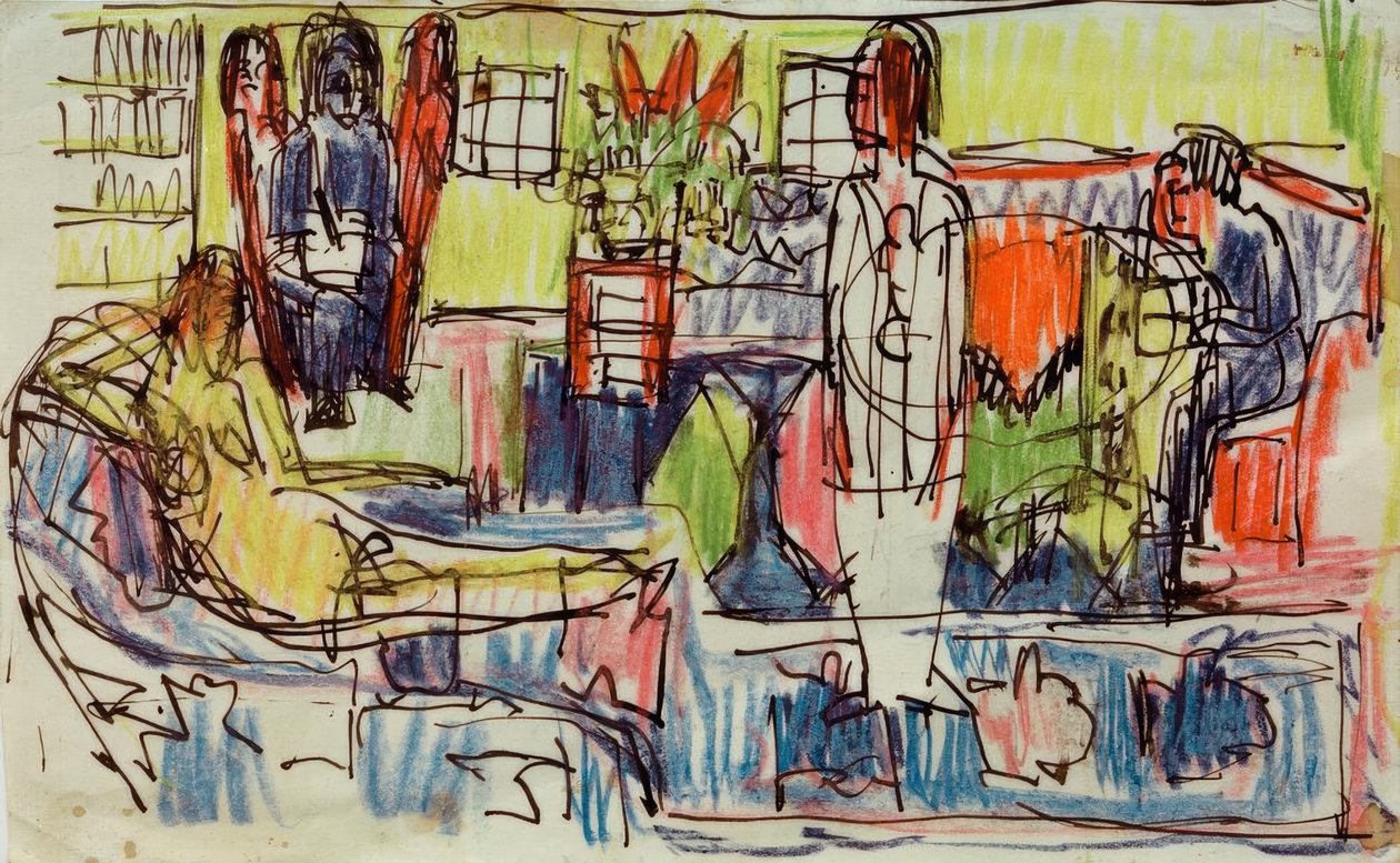 Boêmio moderno de Ernst Ludwig Kirchner