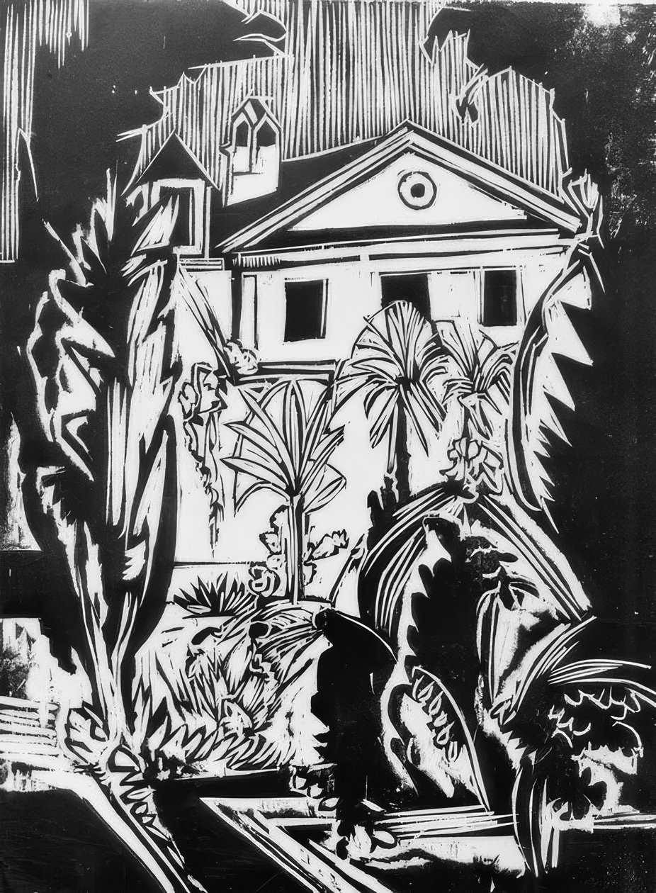 Jardim Botânico (Jena) de Ernst Ludwig Kirchner