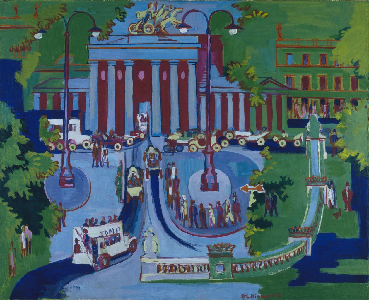 Portão de Brandenburgo de Ernst Ludwig Kirchner