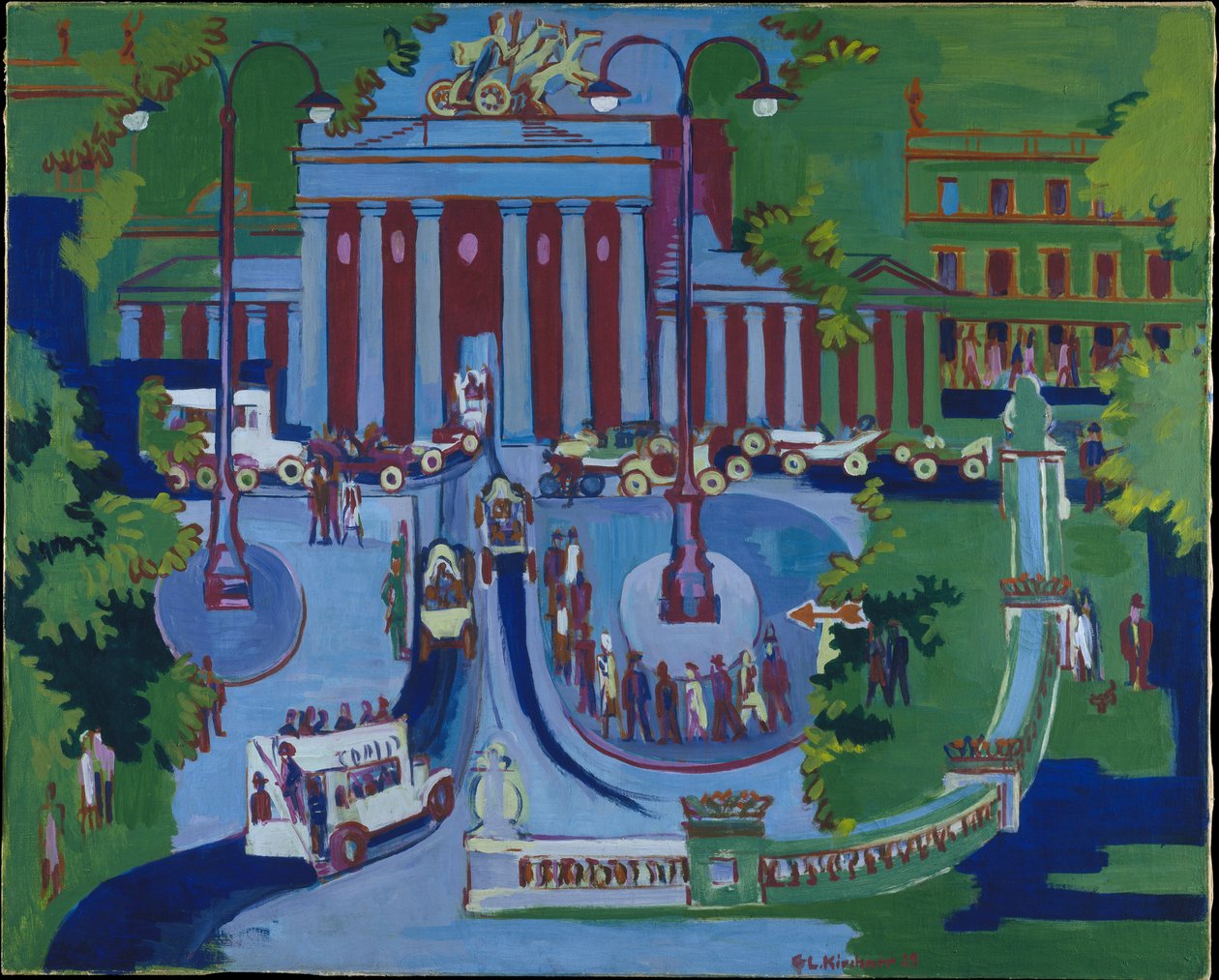Portão de Brandemburgo de Ernst Ludwig Kirchner
