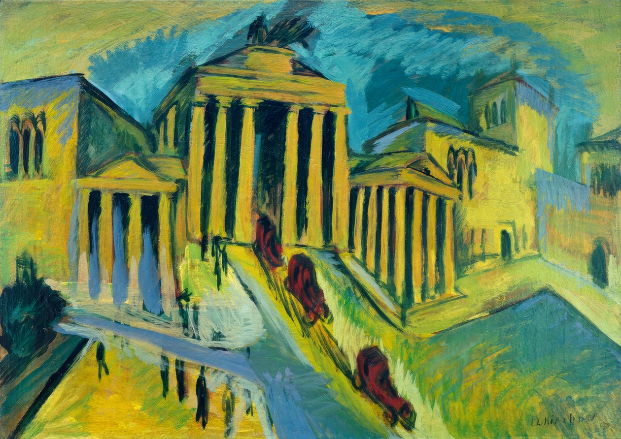 Portão de Brandemburgo, Berlim de Ernst Ludwig Kirchner
