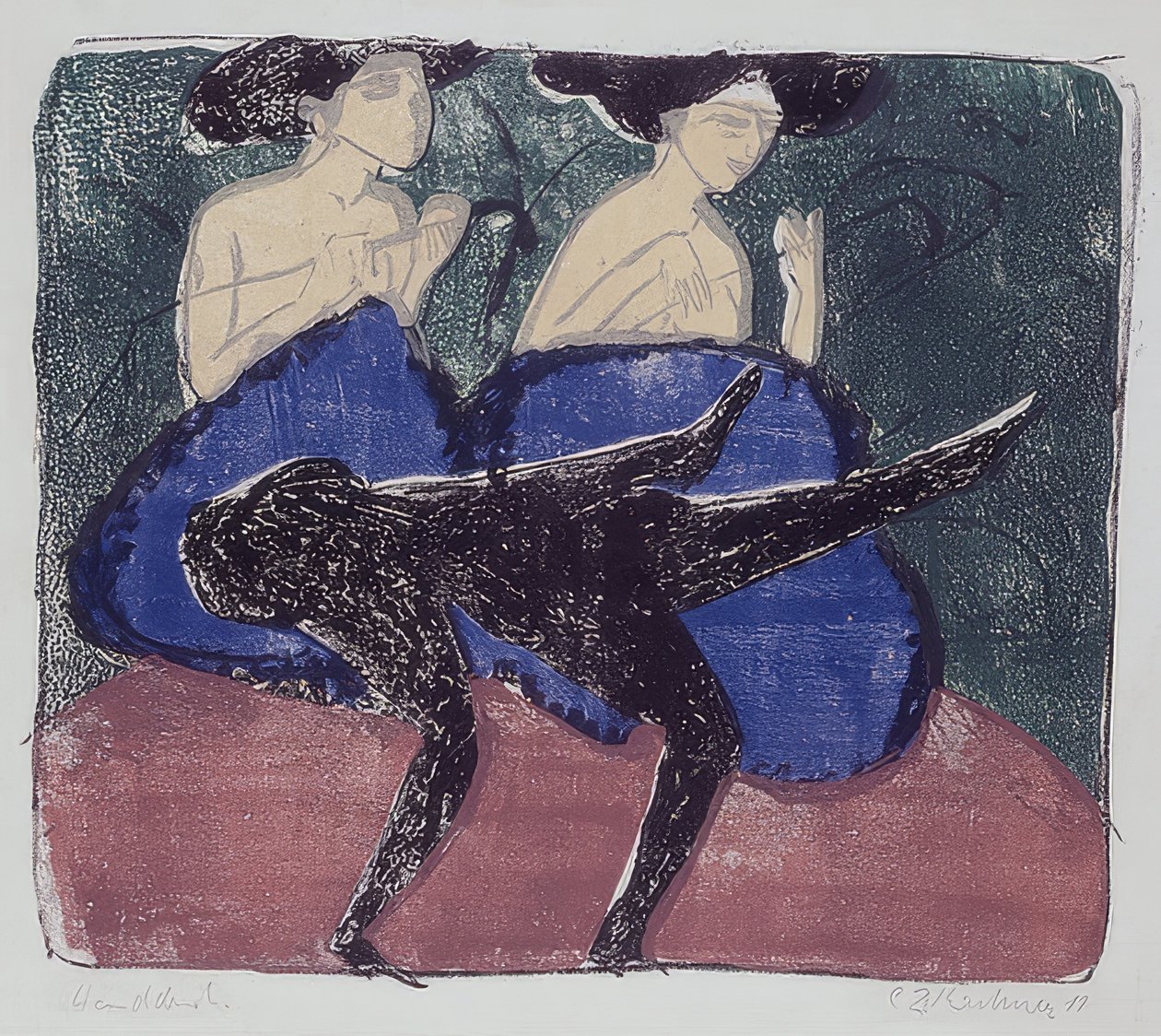 Bolo-Passeio. 1911 de Ernst Ludwig Kirchner
