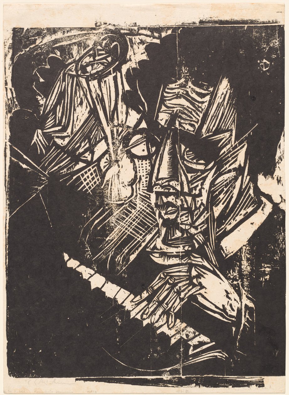Braçadeiras do Compositor de Ernst Ludwig Kirchner