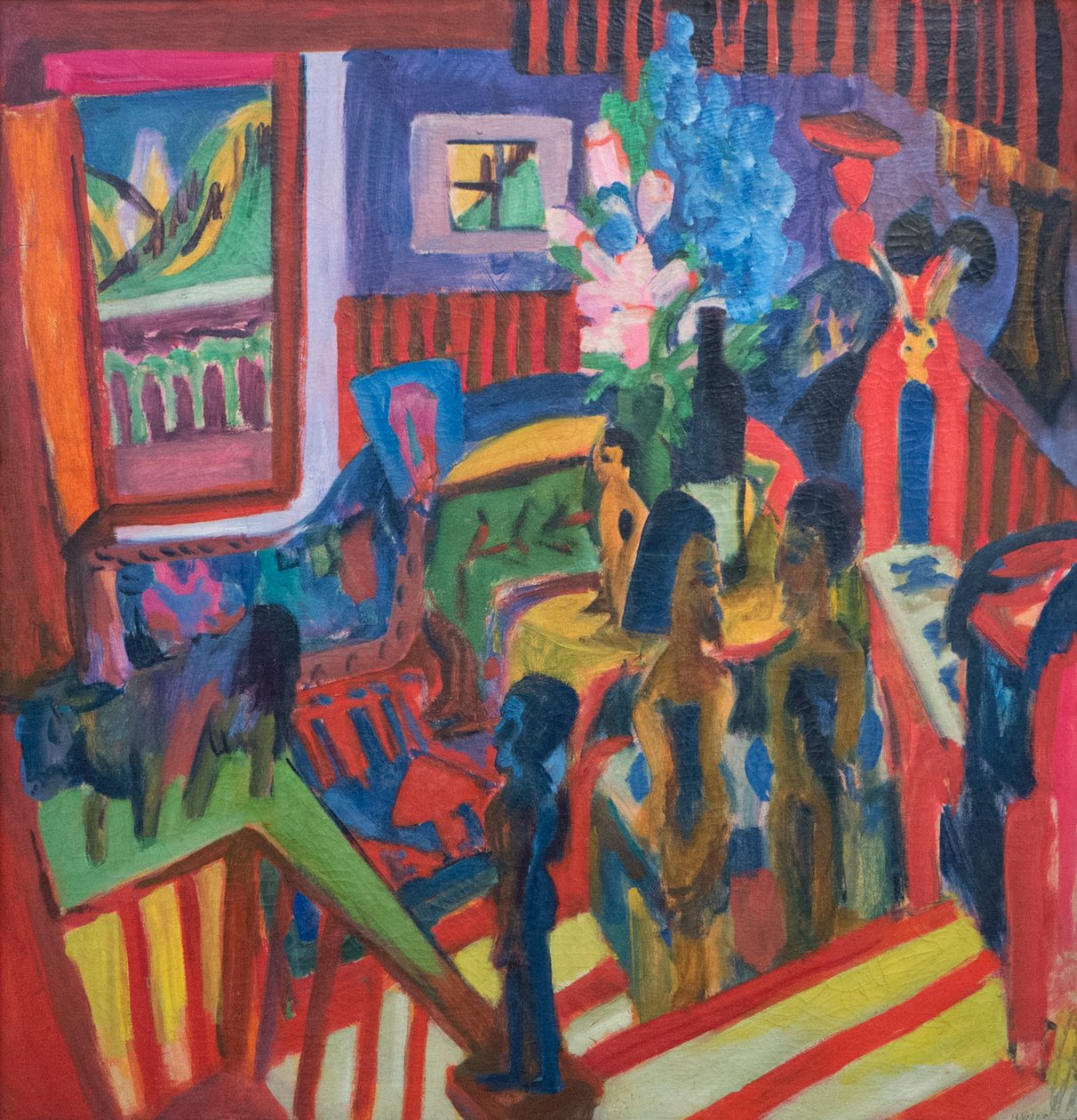 Canto do estúdio, 1920. de Ernst Ludwig Kirchner