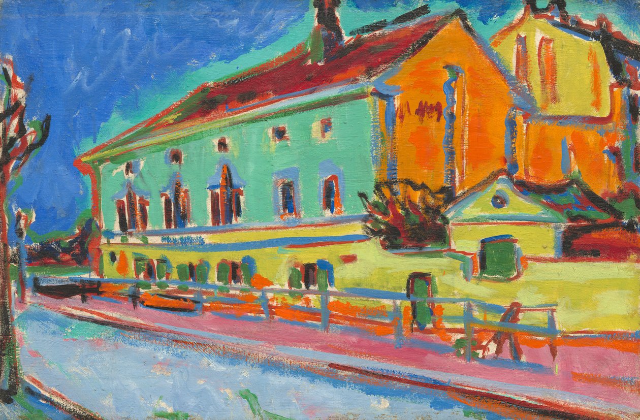 Salão de dança Bellevue, 1909-10 de Ernst Ludwig Kirchner