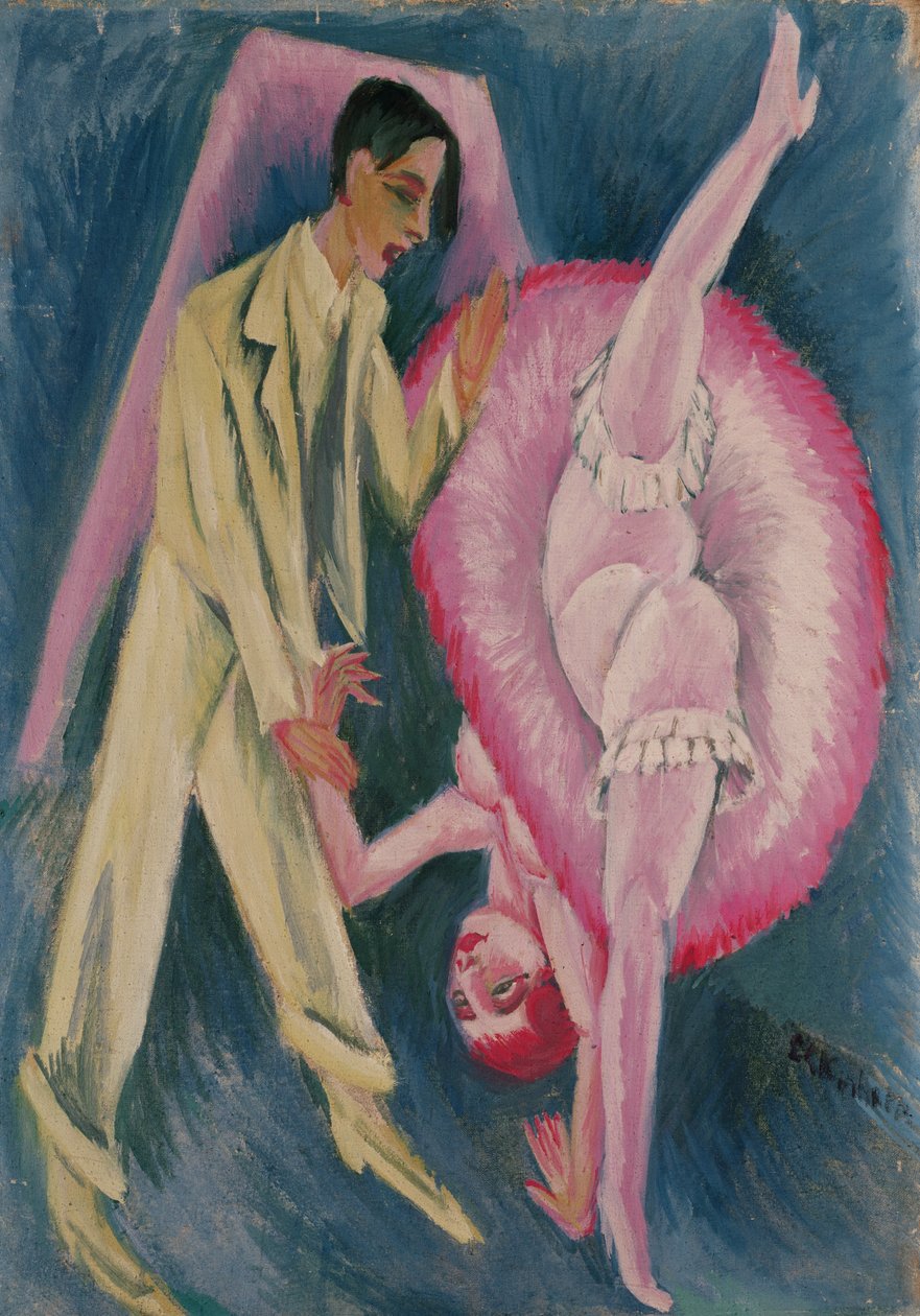 Casal dançando, 1914 de Ernst Ludwig Kirchner