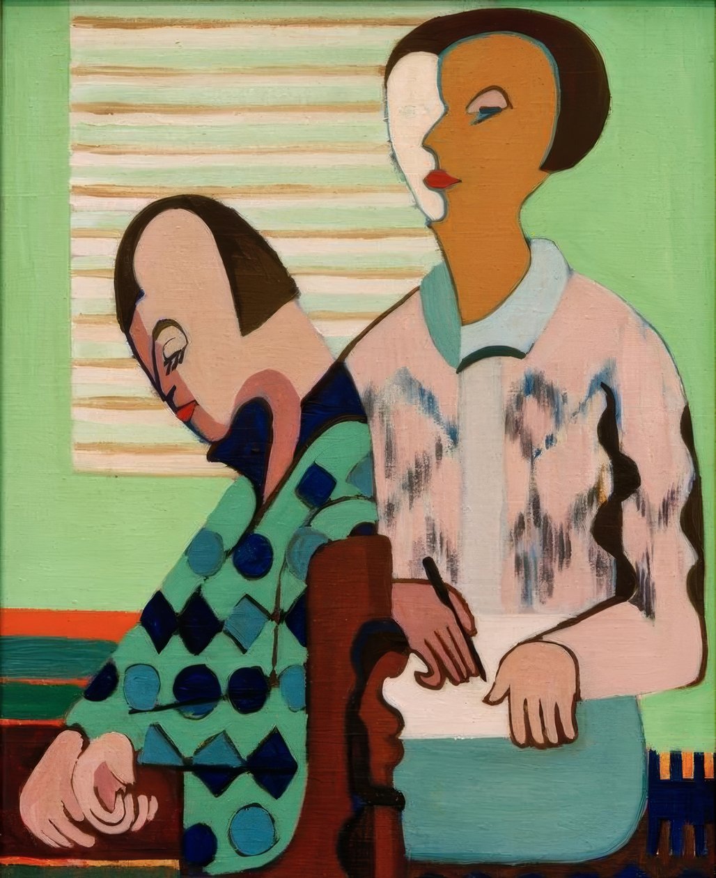 O casal Auto-retrato com Erna de Ernst Ludwig Kirchner