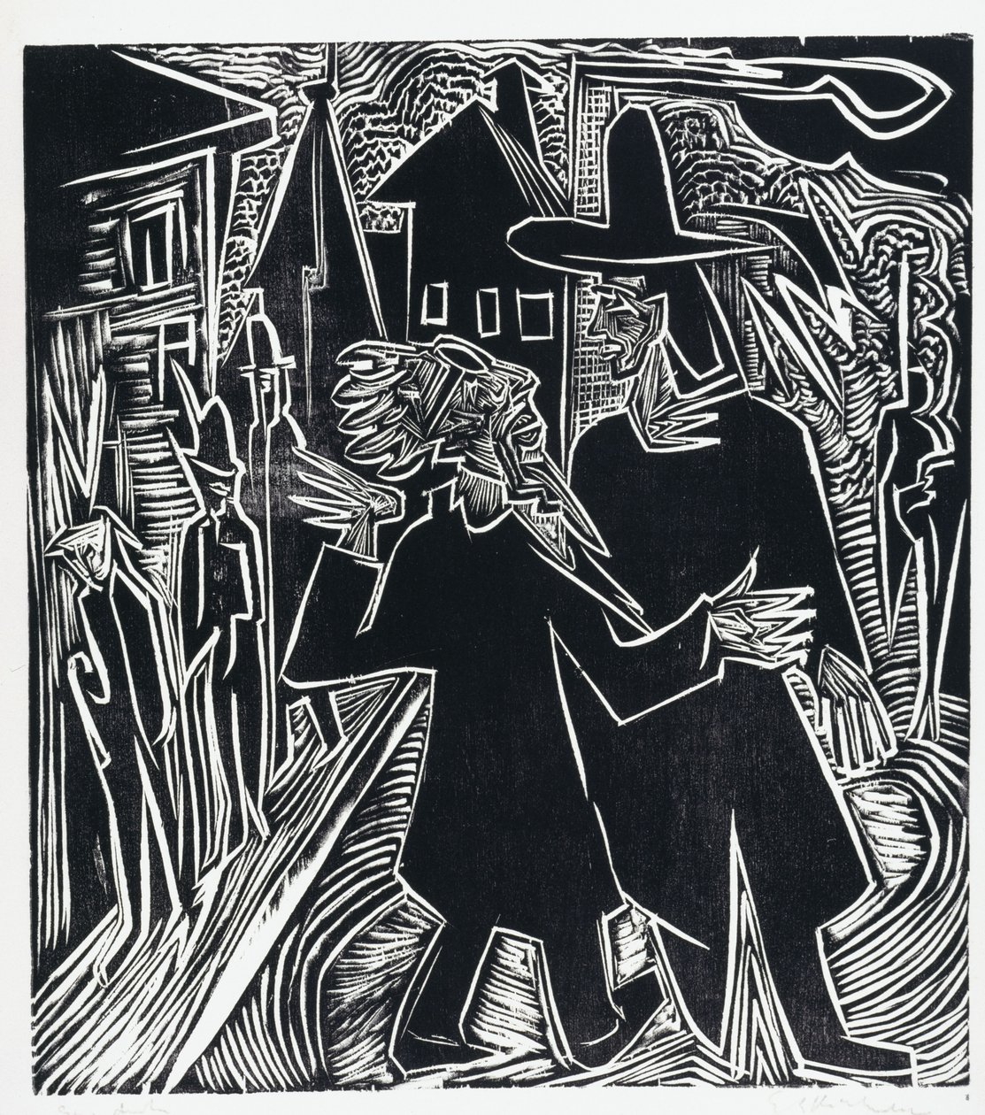David e Absalão de Ernst Ludwig Kirchner