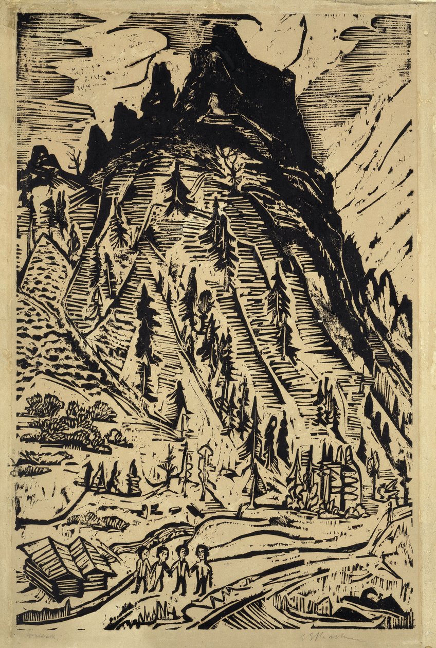 A montanha de Ernst Ludwig Kirchner