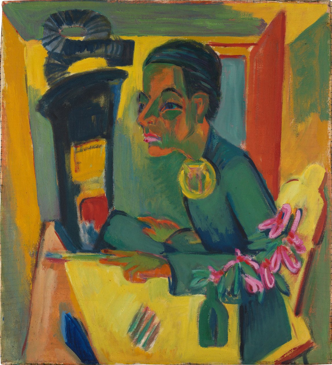 «O Pintor» (Autorretrato) de Ernst Ludwig Kirchner