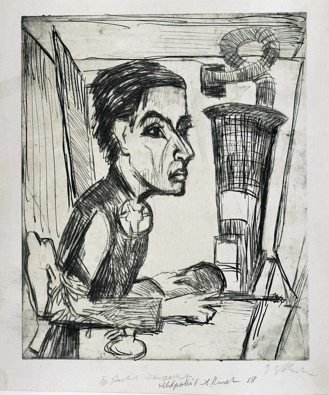 O pintor de Ernst Ludwig Kirchner