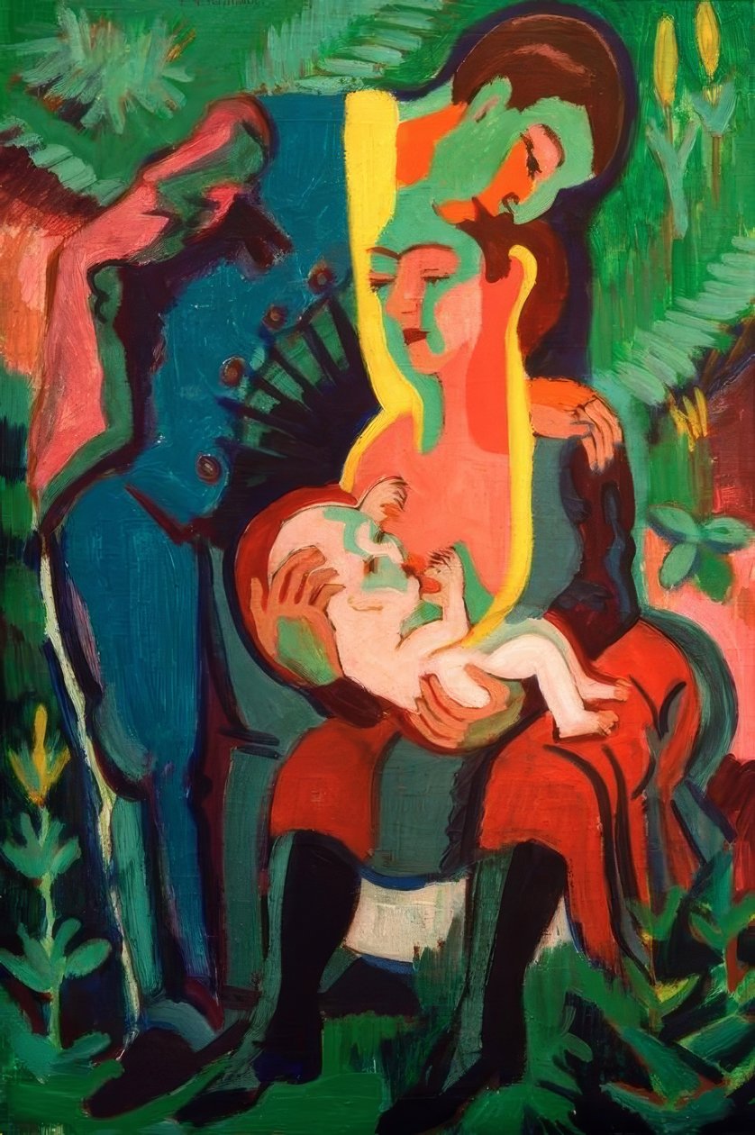 A familia de Ernst Ludwig Kirchner