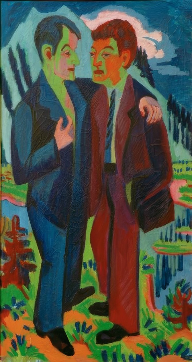 Os amigos de Ernst Ludwig Kirchner